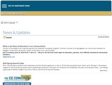 Tablet Screenshot of esc-cc.org